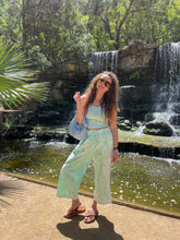 Load image into Gallery viewer, Citrus Pop High Waisted Wide Leg Trousers