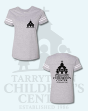 Load image into Gallery viewer, Tarrytown Children's Center Football V-Neck Jersey Tee
