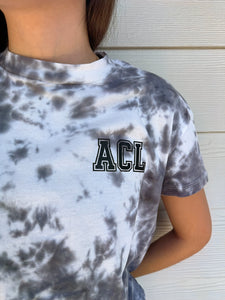 ACL ’25 Tie-Dye Tee – Black Scrunch