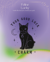 Load image into Gallery viewer, Feline Lucky Mock Neck Tee
