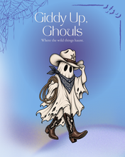 Load image into Gallery viewer, Giddy Up Ghouls Crewneck
