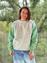 Load image into Gallery viewer, Solid Green Sleeve Crewneck

