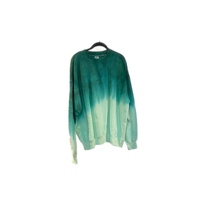 Large Green Ombre Crewneck
